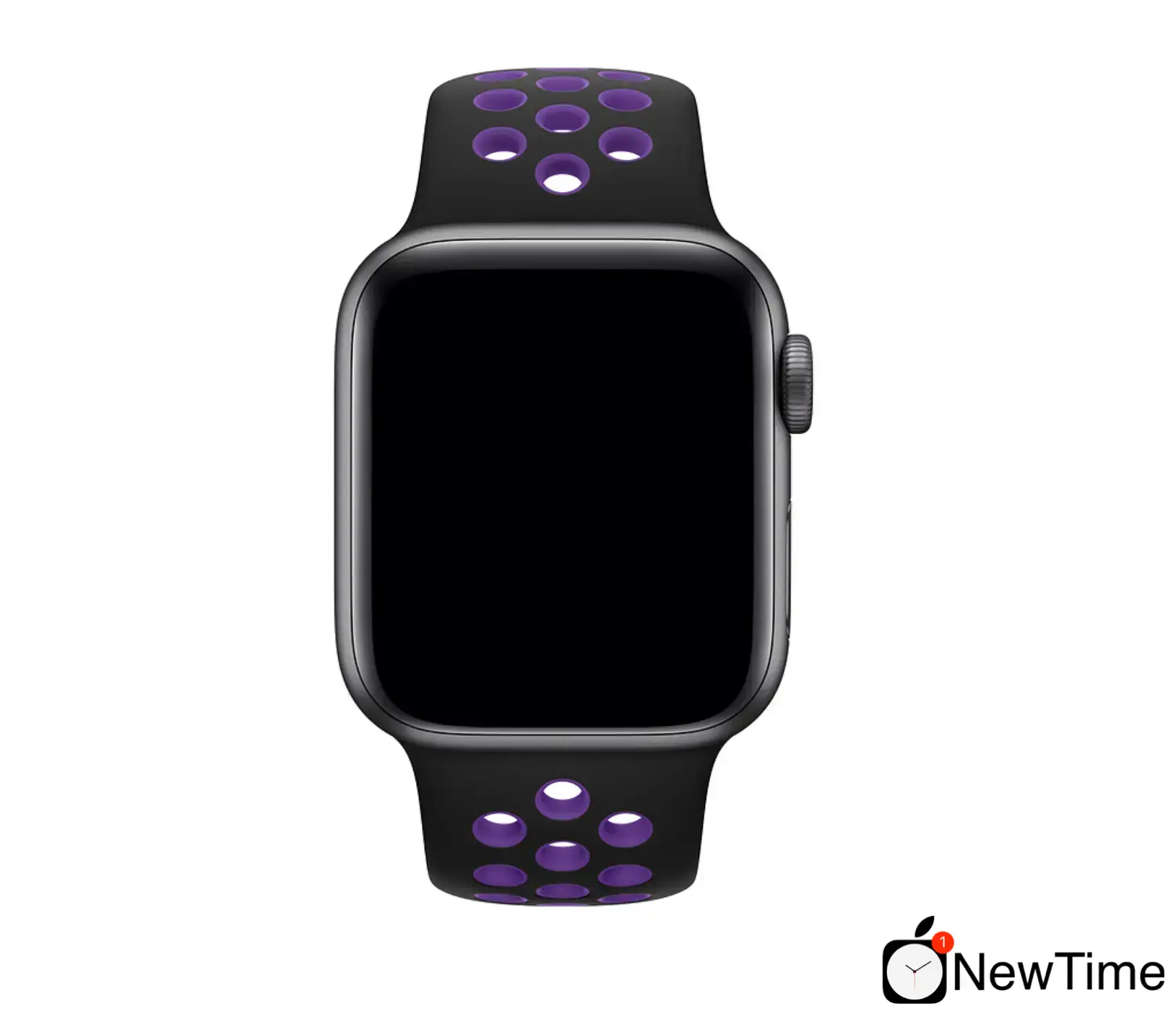 Ремешок Apple Black/Hyper Grape Nike Sport Band (MV7Y2) для Apple Watch 38/40/41/42mm